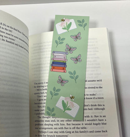 Spring Reading Bookmark, page marker