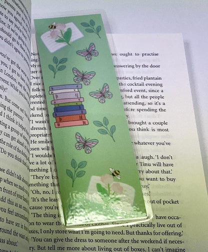 Spring Reading Bookmark, page marker
