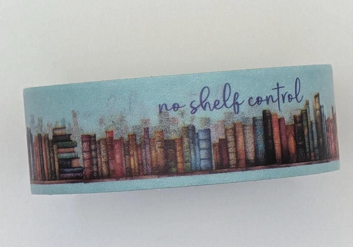 Bookshelf Washi Tape, Decorative Paper Tape, No Shelf Control __etsy:7894082166