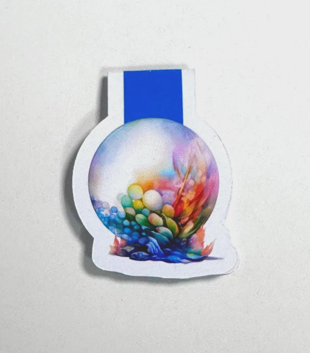 Under The Sea Bubble Bookmark, magnetic bookmark __etsy:7968432706